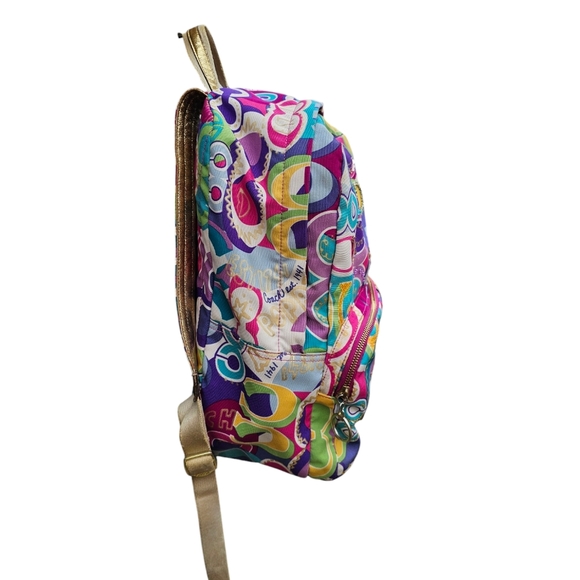 Coach Poppy pop c backpack. LIMITED EDITION RARE - Picture 4 of 8
